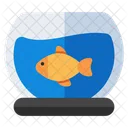 Fish Tank Fishbowl Aquarium Icon