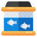 Fish Tank Fishbowl Aquarium Icon