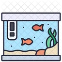 Fischbehalter Aquarium Fisch Symbol