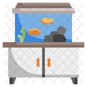 Fischbehalter Aquarium Zoohandlung Icon