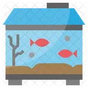 Fischbehalter Aquarium Haustier Icon