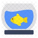 Fish Tank Fishbowl Aquarium Icon