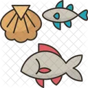 Aquatic Animal Fishery Icon