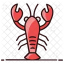Aquatic Lobster Decapod Crustaceans Bellyacher Icon