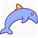 Aquatic Mammal Dolphin Porpoise Icon
