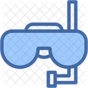 Aquatic Sports Snorkeling Diving Mask Icon
