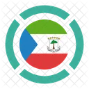 Aquatorialguinea Flagge Symbol