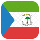 Aquatorialguinea Flagge Symbol