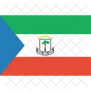 Aquatorialguinea Flagge Symbol