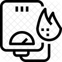 Aquecedor Temperatura Dispositivo Ícone