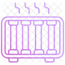 Aquecedor de carbono  Ícone