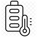 Aquecimento Da Bateria Nivel De Aquecimento Temperatura Da Bateria Ícone