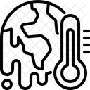 Aquecimento Global Mudancas Climaticas Derretimento Ícone