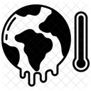 Aquecimento Global Mudancas Climaticas Termometro Ícone