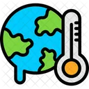 Aquecimento Global Aumento Das Temperaturas Aquecimento Do Planeta Ícone