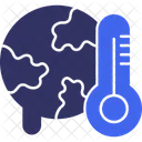 Aquecimento Global Aumento Das Temperaturas Aquecimento Do Planeta Ícone