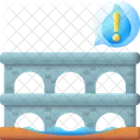 Aqueduct Eiffel Airplane Icon