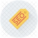 SEO Etiqueta Palabra Clave Icono