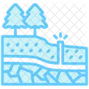 Aquifer Groundwater Supply Icon