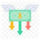 Compras Diminuicao Asa Ícone