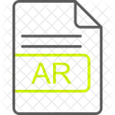 Ar File Format Icon