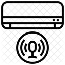 Controle De Voz De Ar Condicionado Ar Condicionado Ar Condicionado Ícone