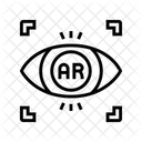 Ojo Ar Aumentado Icono
