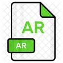 Ar File Format Icon