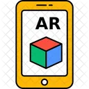 Augmented Reality AR AR Technologie Symbol