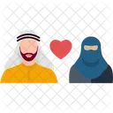 Arab Couple Islamic Couple Muslim Couple Icon