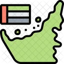 Arab Emirates Map  Icon