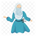 아랍 여자 이슬람 여자 아랍 여자 아이콘