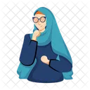 Arab Girl Muslim Girl Muslim Lady Icône