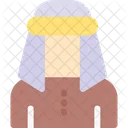 Arabian Bedouin Man Icon