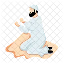 Arab Prayer Muslim Prayer Muslim Man Icon