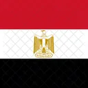 Arab Republic Of Egypt Flag Country Icon