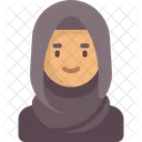 아랍 여자 여자 아랍인 아이콘