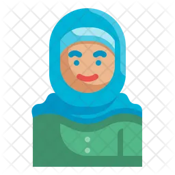 Arab Woman  Icon