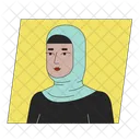 Muslim Woman Kerchief Pretty アイコン