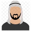 Pessoa Arabe Arabe Masculino Arabe Ícone