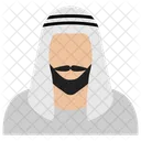 Pessoa Arabe Arabe Masculino Arabe Ícone