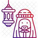 Arabe Idioma Escrita Ícone