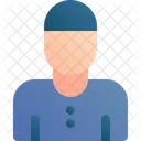 Muculmano Avatar Homem Ícone