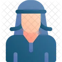 Muculmano Avatar Homem Ícone