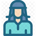Muculmano Avatar Homem Ícone