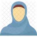 Arabe Hijab Mulher Ícone