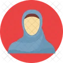 Arabe Hijab Mulher Ícone