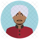 Arabe Homem Avatar Ícone