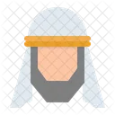 Arabe Muculmano Avatar Ícone