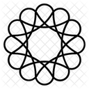 Arabesque Abstract Geometric Icon